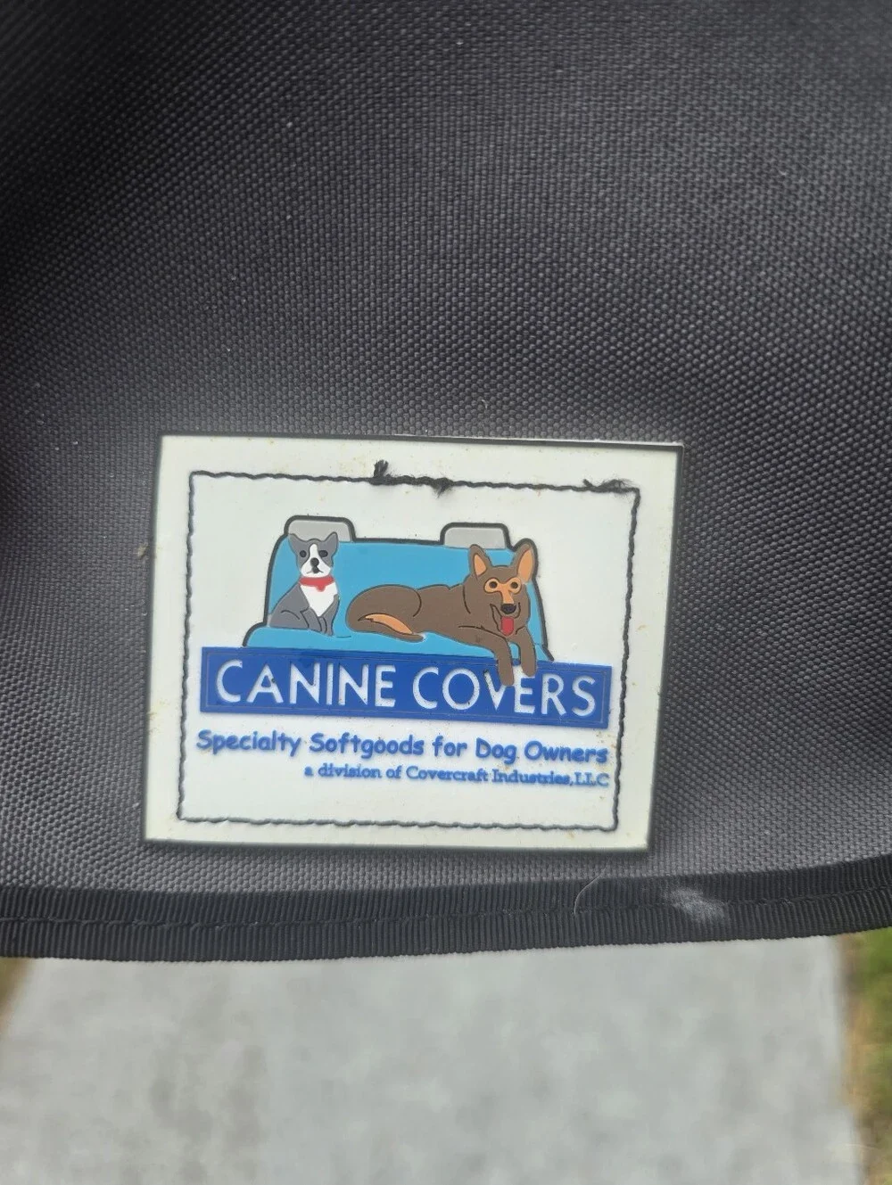 Canine Covers Dog Window Door Cover - Gray